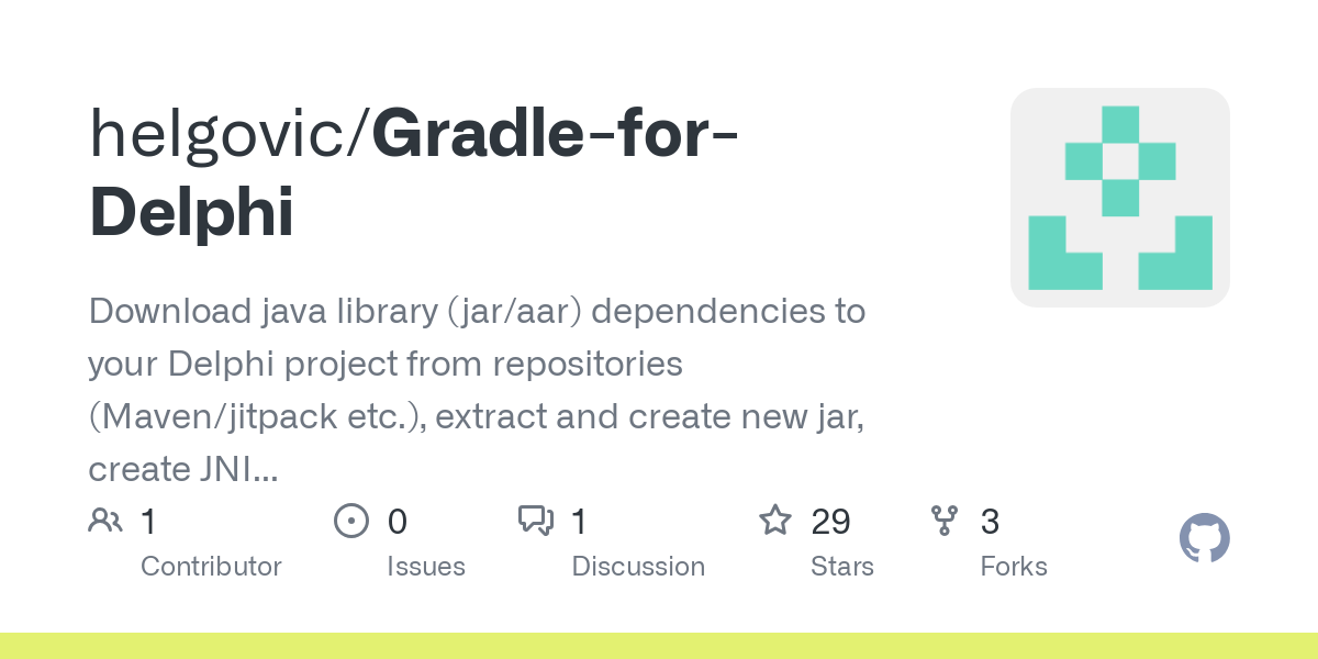 Gradle for Delphi