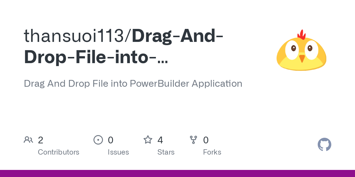 Drag And Drop File into PowerBuilder Application