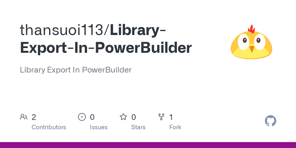 Library Export In PowerBuilder