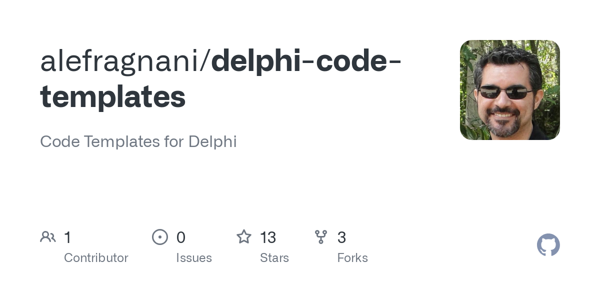delphi code templates