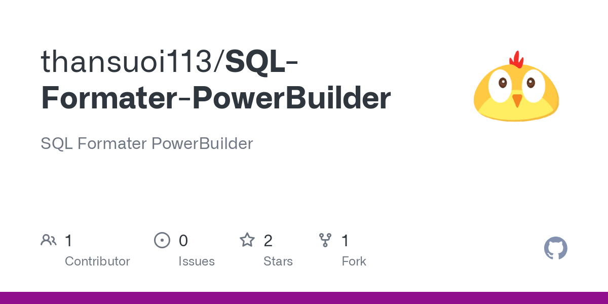 SQL Formater PowerBuilder