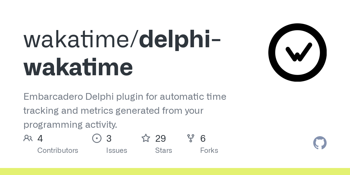 delphi wakatime