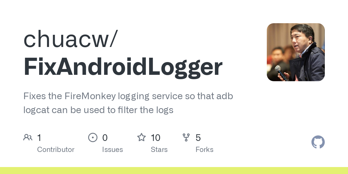 FixAndroidLogger