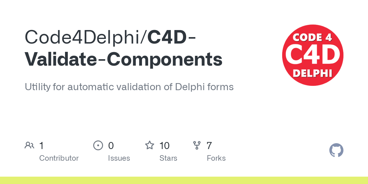 C4D Validate Components