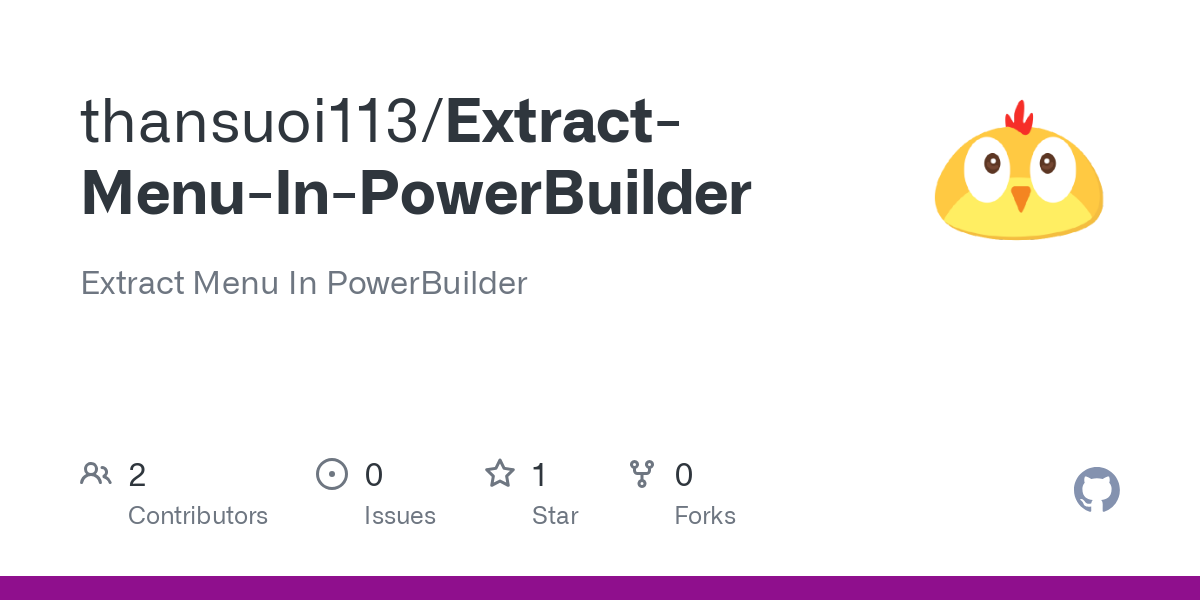 Extract Menu In PowerBuilder