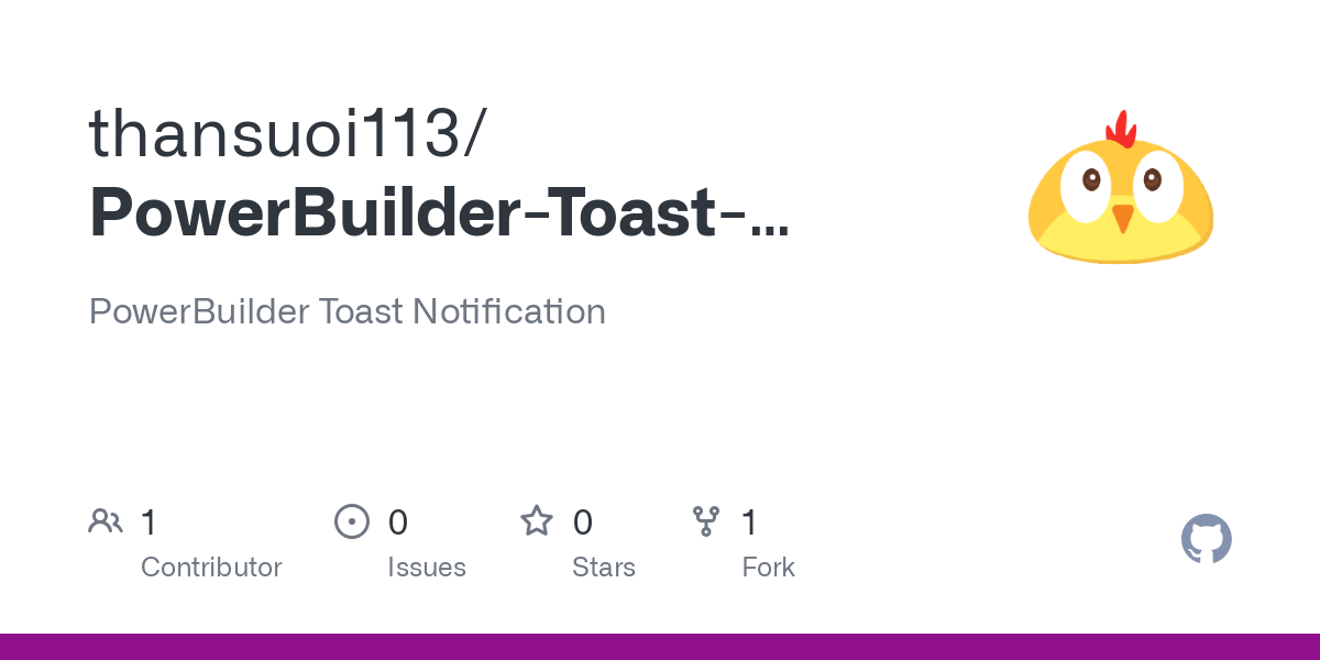PowerBuilder Toast Notification