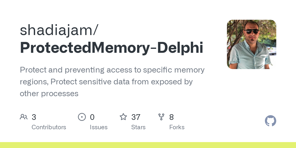 ProtectedMemory Delphi