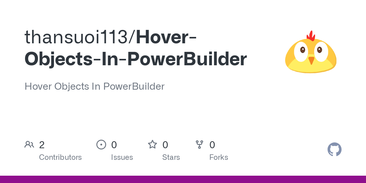 Hover Objects In PowerBuilder