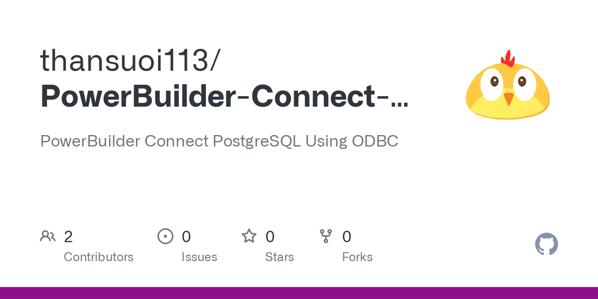 PowerBuilder Connect PostgreSQL