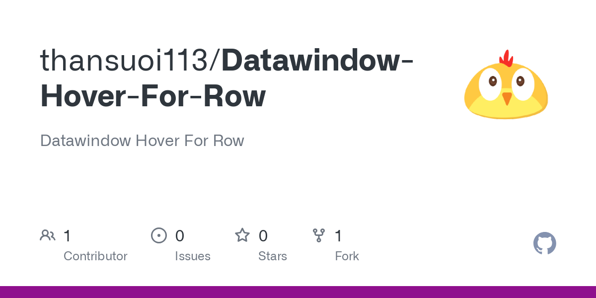 Datawindow Hover For Row