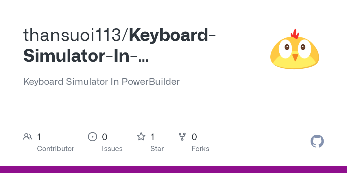 Keyboard Simulator In PowerBuilder