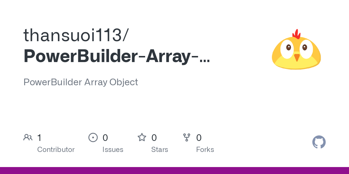 PowerBuilder Array Object
