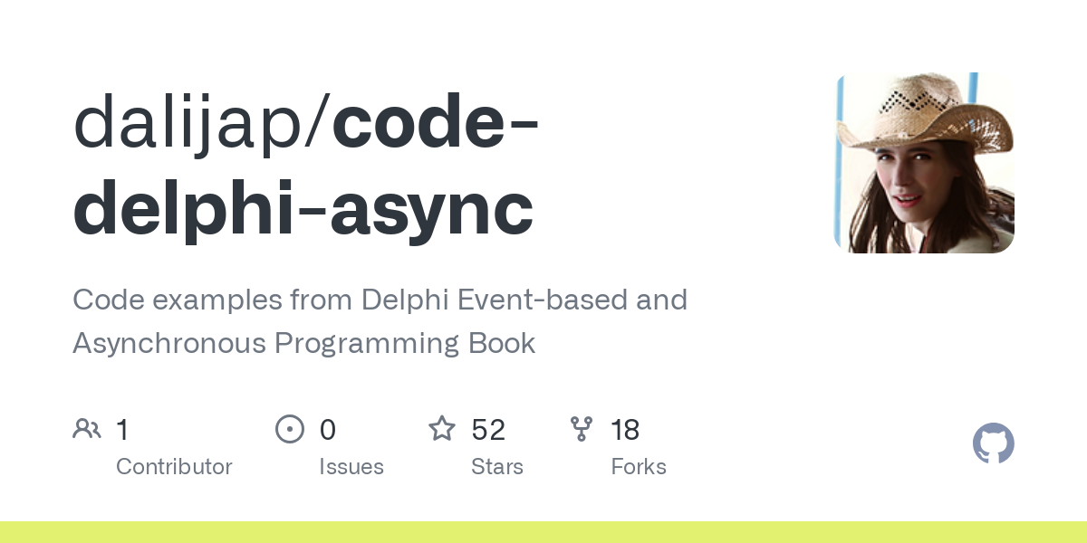 code delphi async