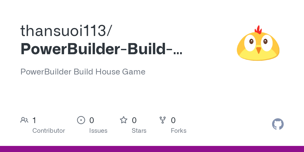 PowerBuilder Build House Game