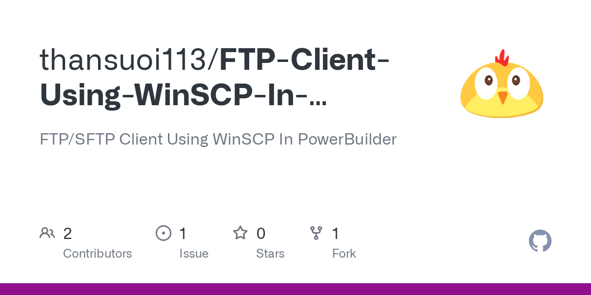 FTP Client Using WinSCP In PowerBuilder