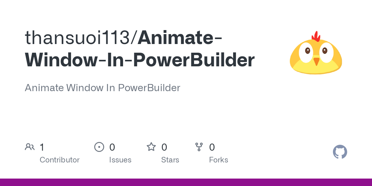 Animate Window In PowerBuilder