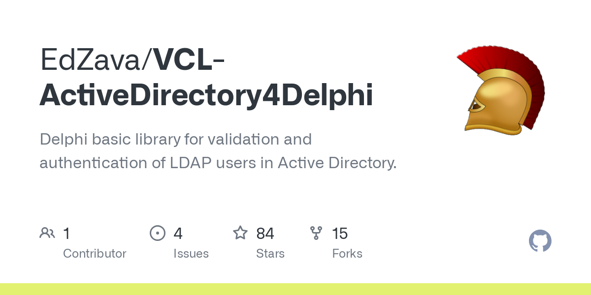 VCL ActiveDirectory4Delphi