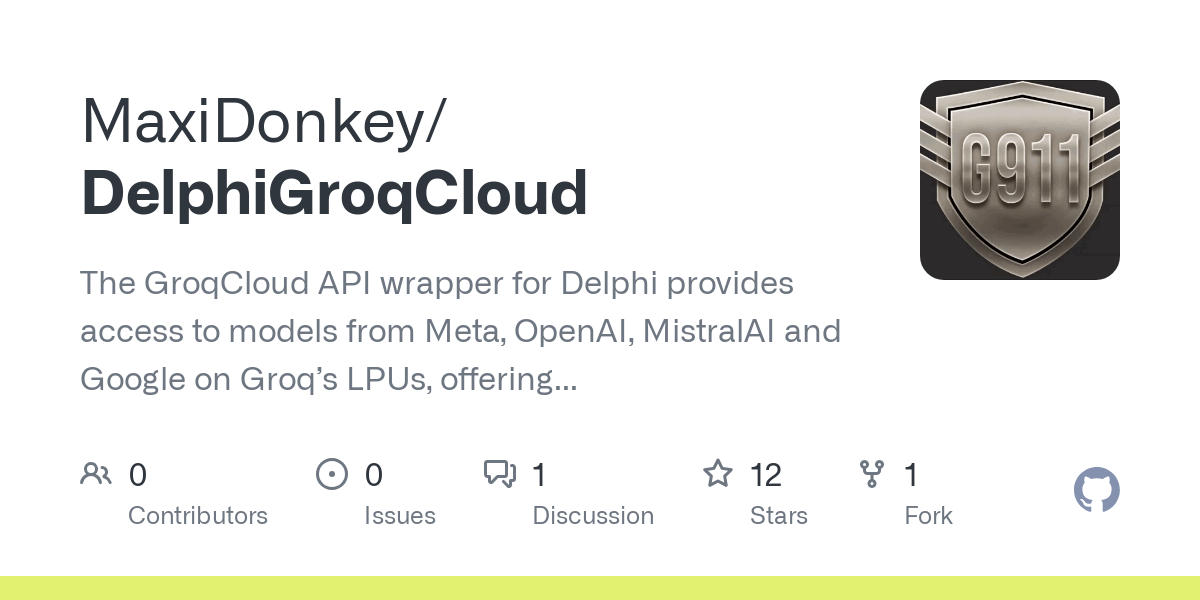 DelphiGroqCloud