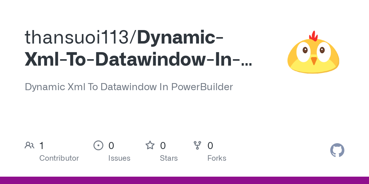 Dynamic Xml To Datawindow In PowerBuilder