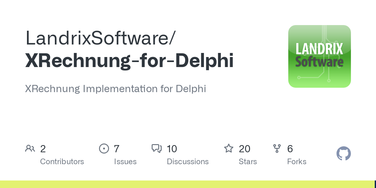 XRechnung for Delphi