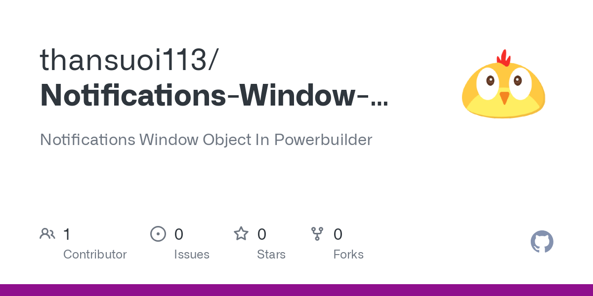 Notifications Window Object In Powerbuilder