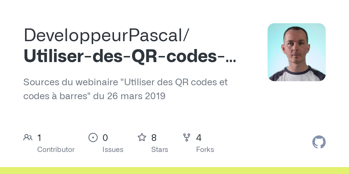 Utiliser des QR codes et codes a barres