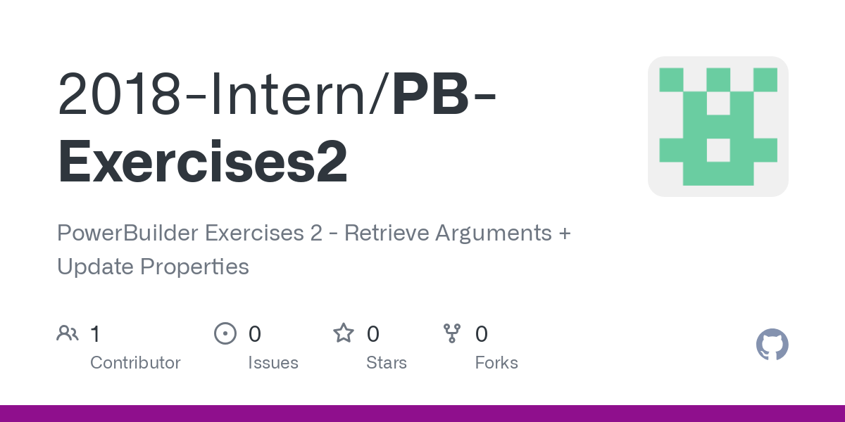 PB Exercises2