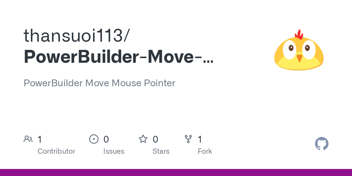 PowerBuilder Move Mouse Pointer