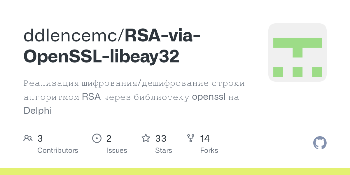 RSA via OpenSSL libeay32