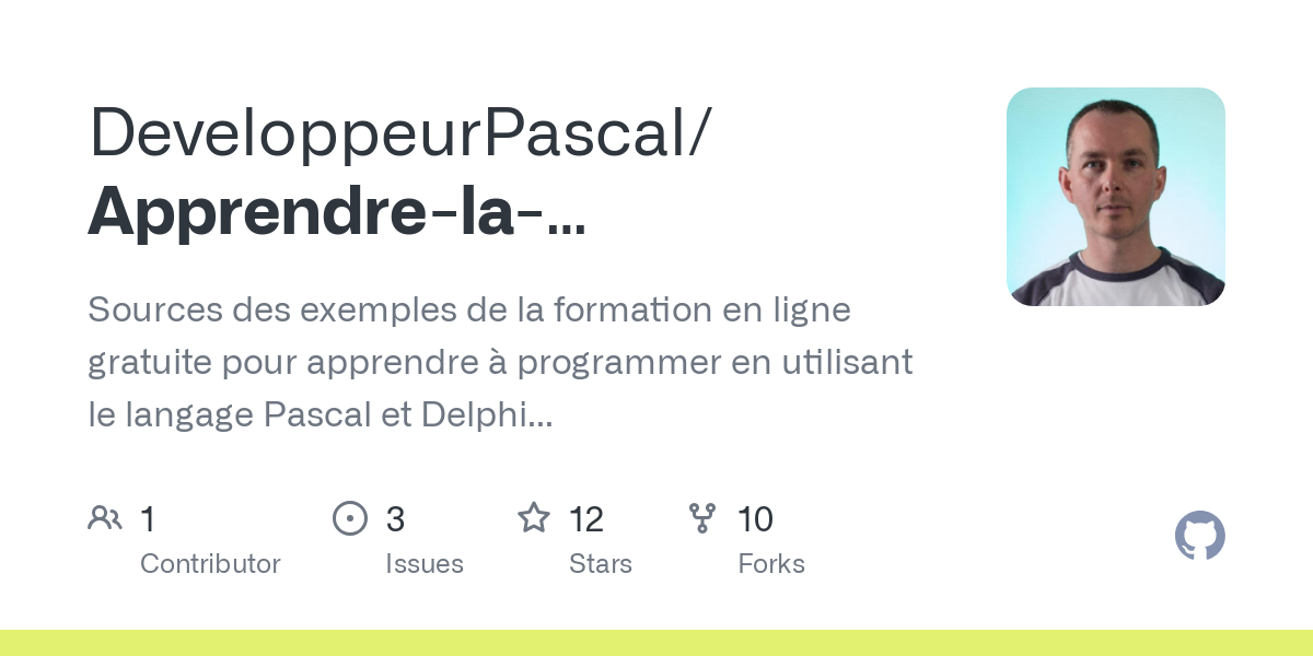 Apprendre la programmation avec Delphi