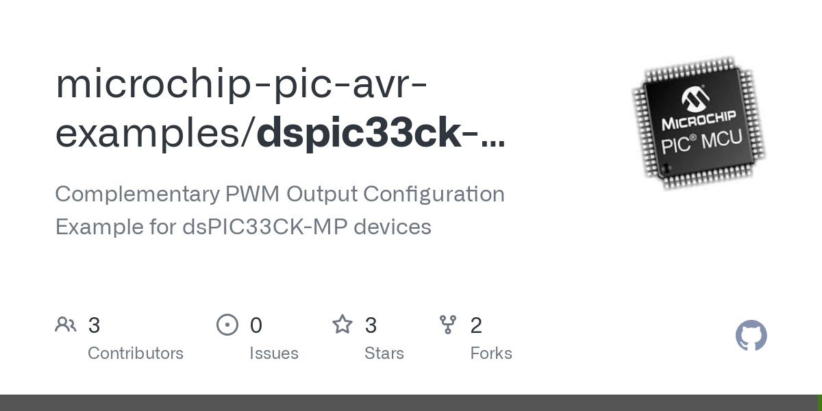 dspic33ck power pwm complementary