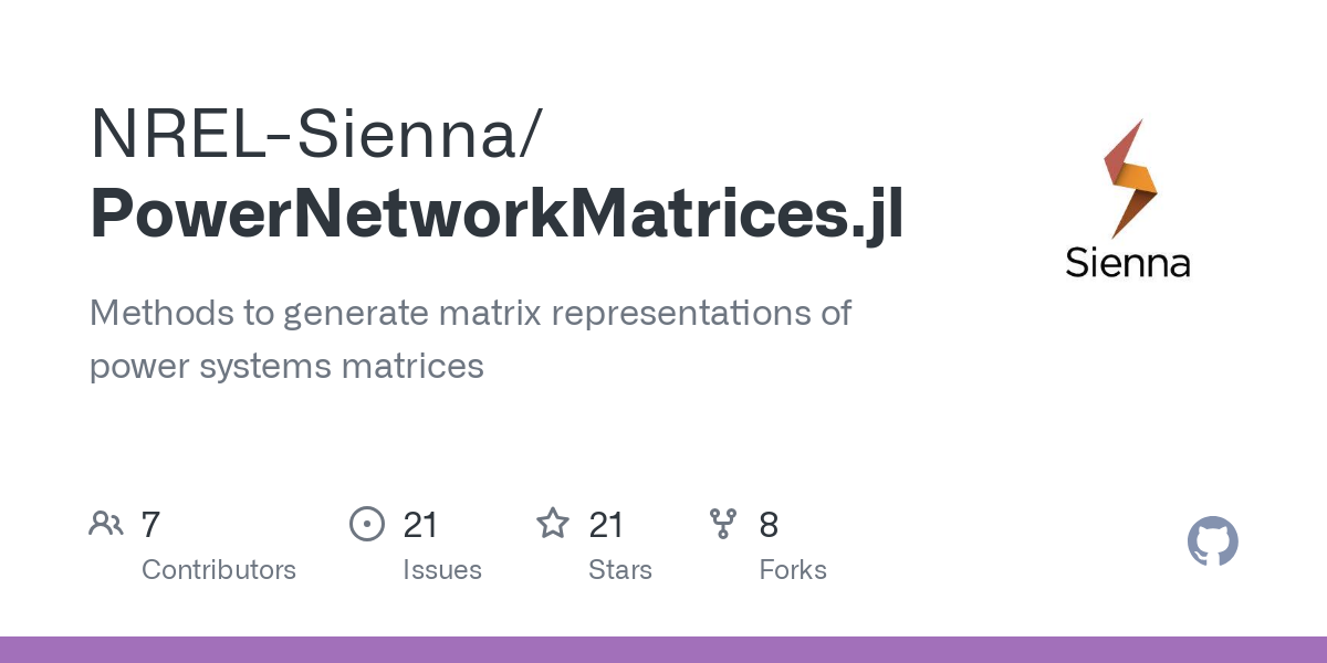 PowerNetworkMatrices.jl