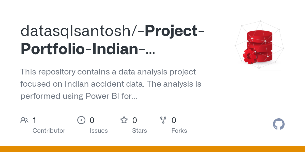 Project Portfolio Indian accident data Analysis