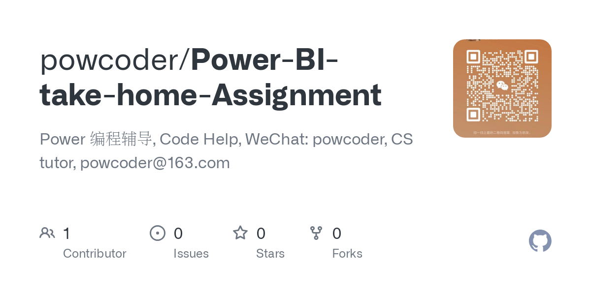 Power BI take home Assignment