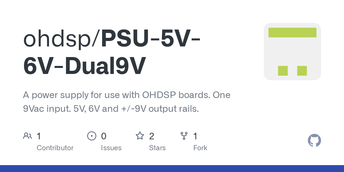 PSU 5V 6V Dual9V