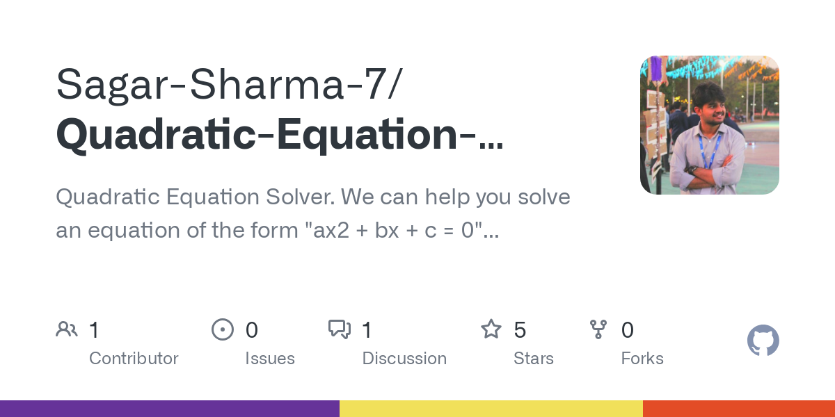 Quadratic Equation Solver