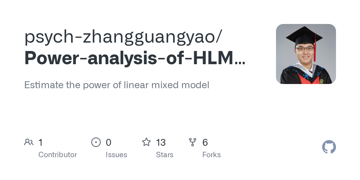 Power analysis of HLM LMM