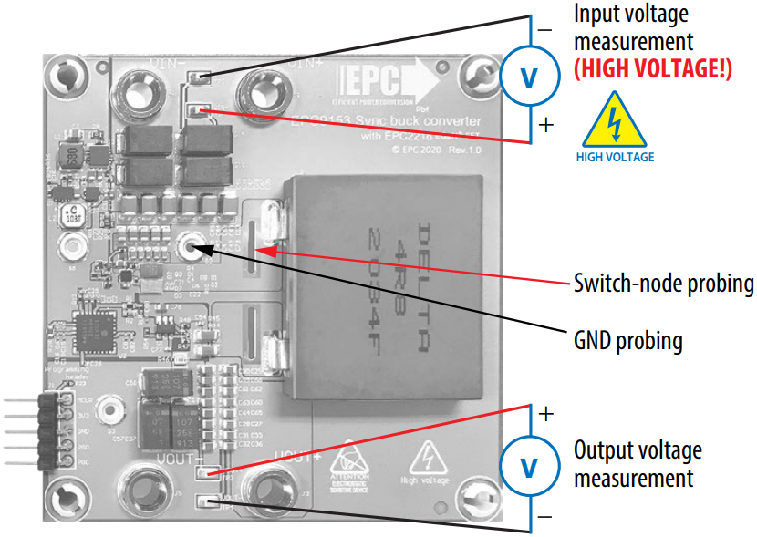 EPC9153 Messverbindung