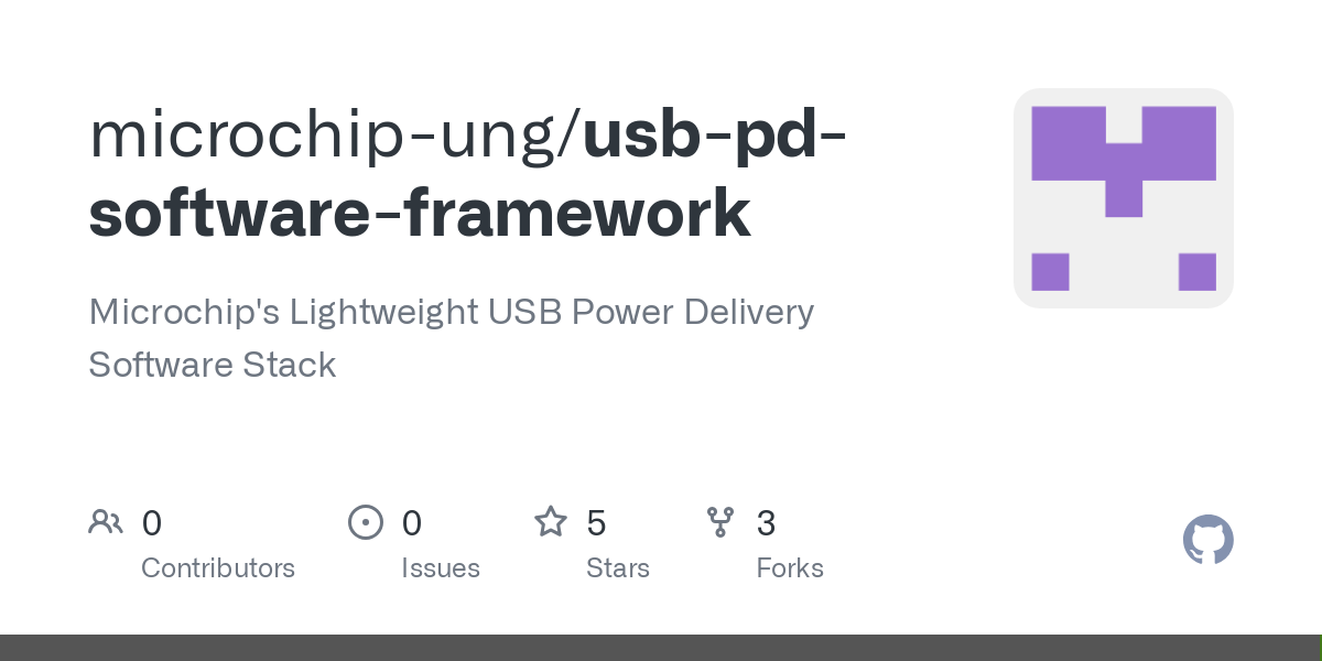 usb pd software framework