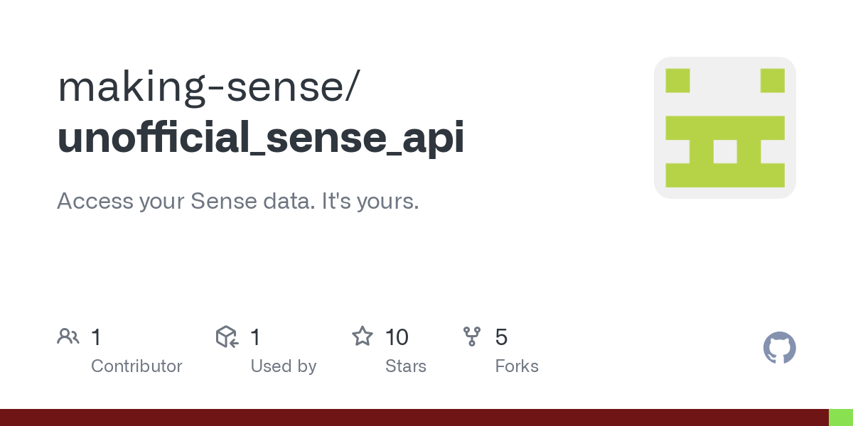 unofficial_sense_api