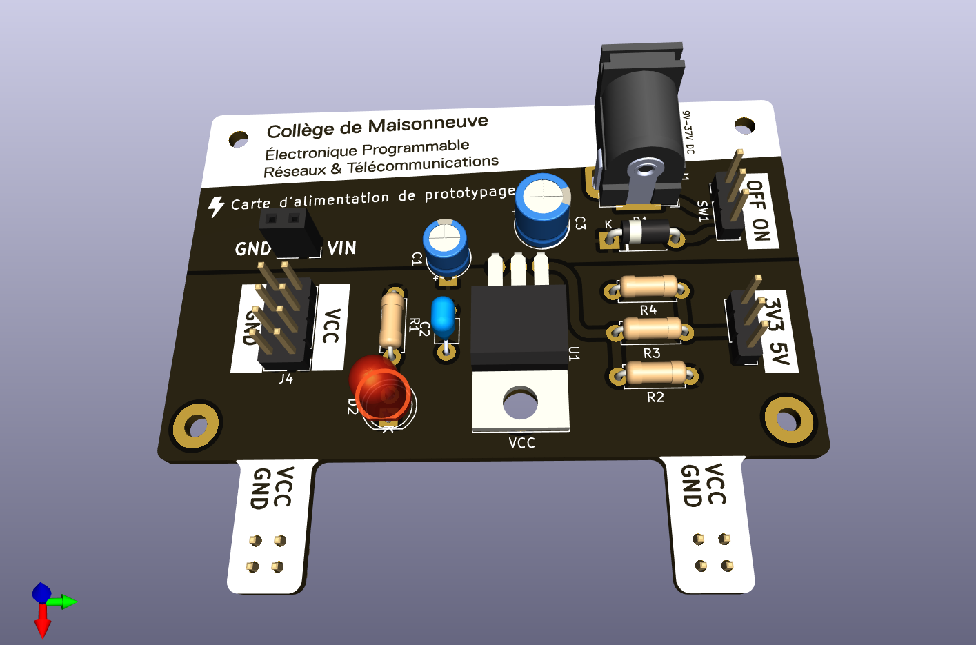 Cartão de suprimento de prototipagem