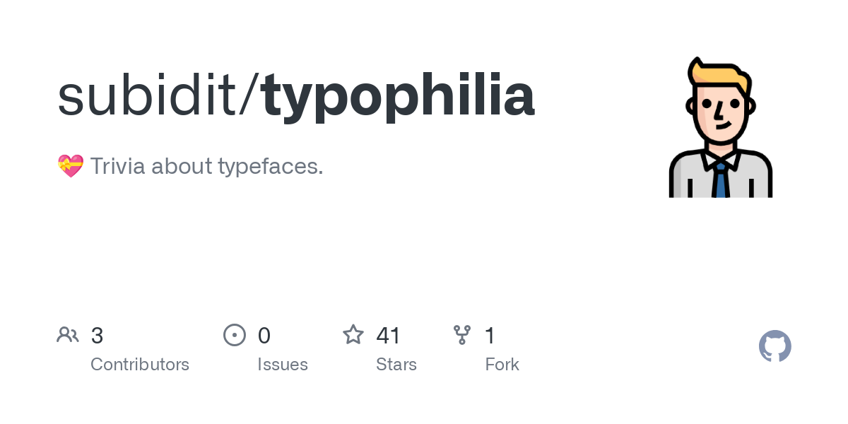 typophilia