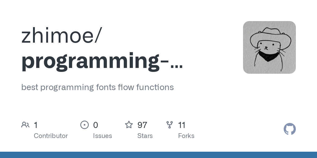 programming fonts