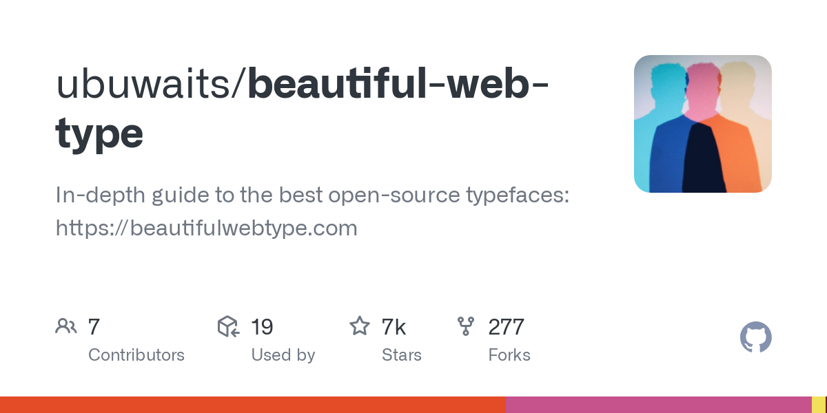 beautiful web type