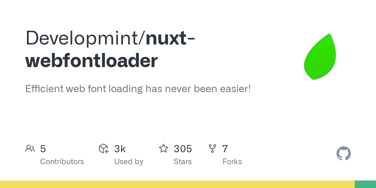 nuxt webfontloader
