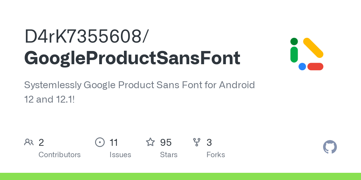 GoogleProductSansFont