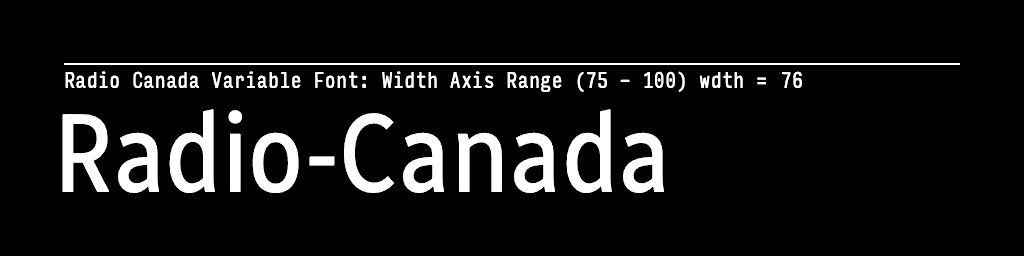 Width axis example animation