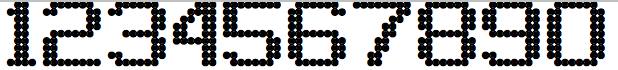 Dot Matrix Bold font