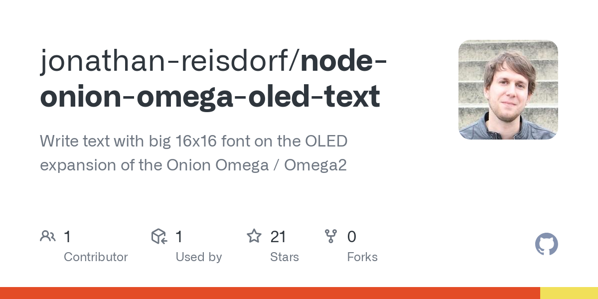node onion omega oled text