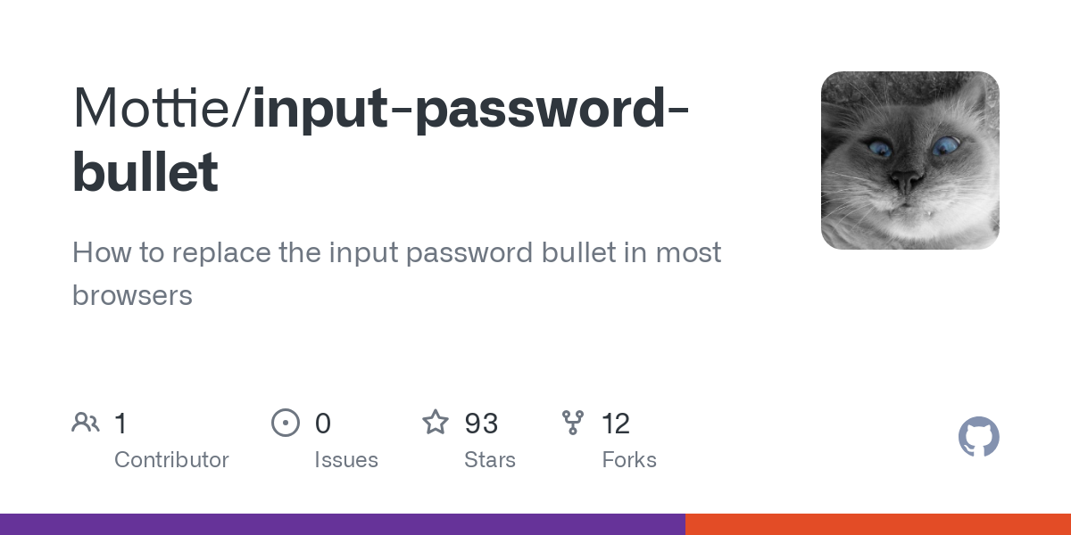 input password bullet
